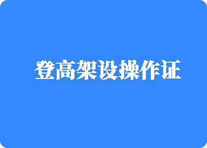 中国男人大鸡吧日老胖肥B一级黄色片视频播放登高架设操作证